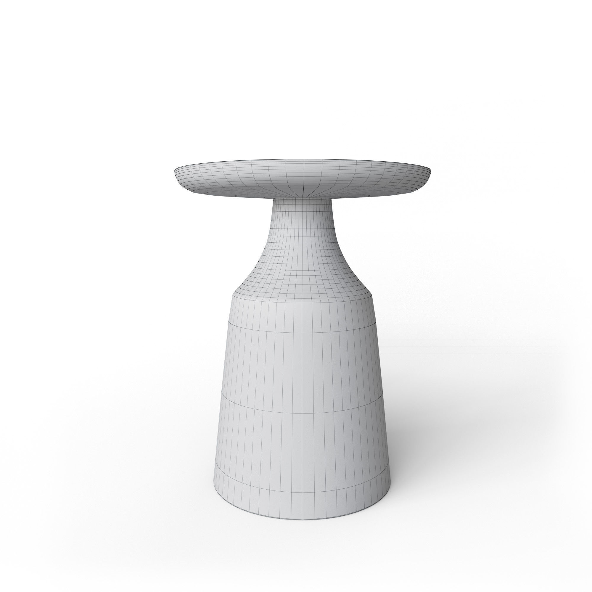 Turin Side Table 3D model_1