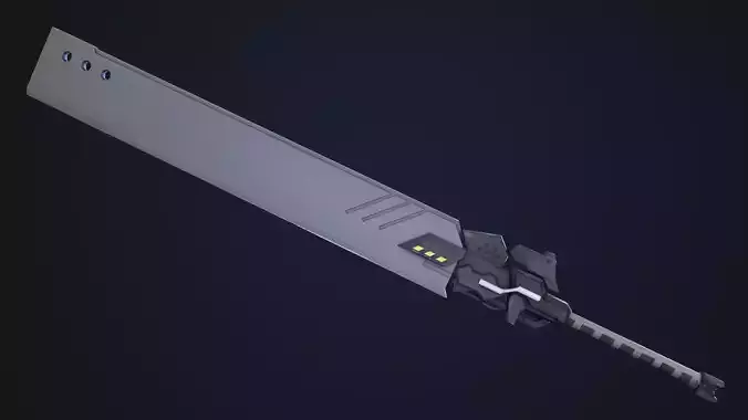 Type-4O Blade NieR Automata Low-poly 3D model