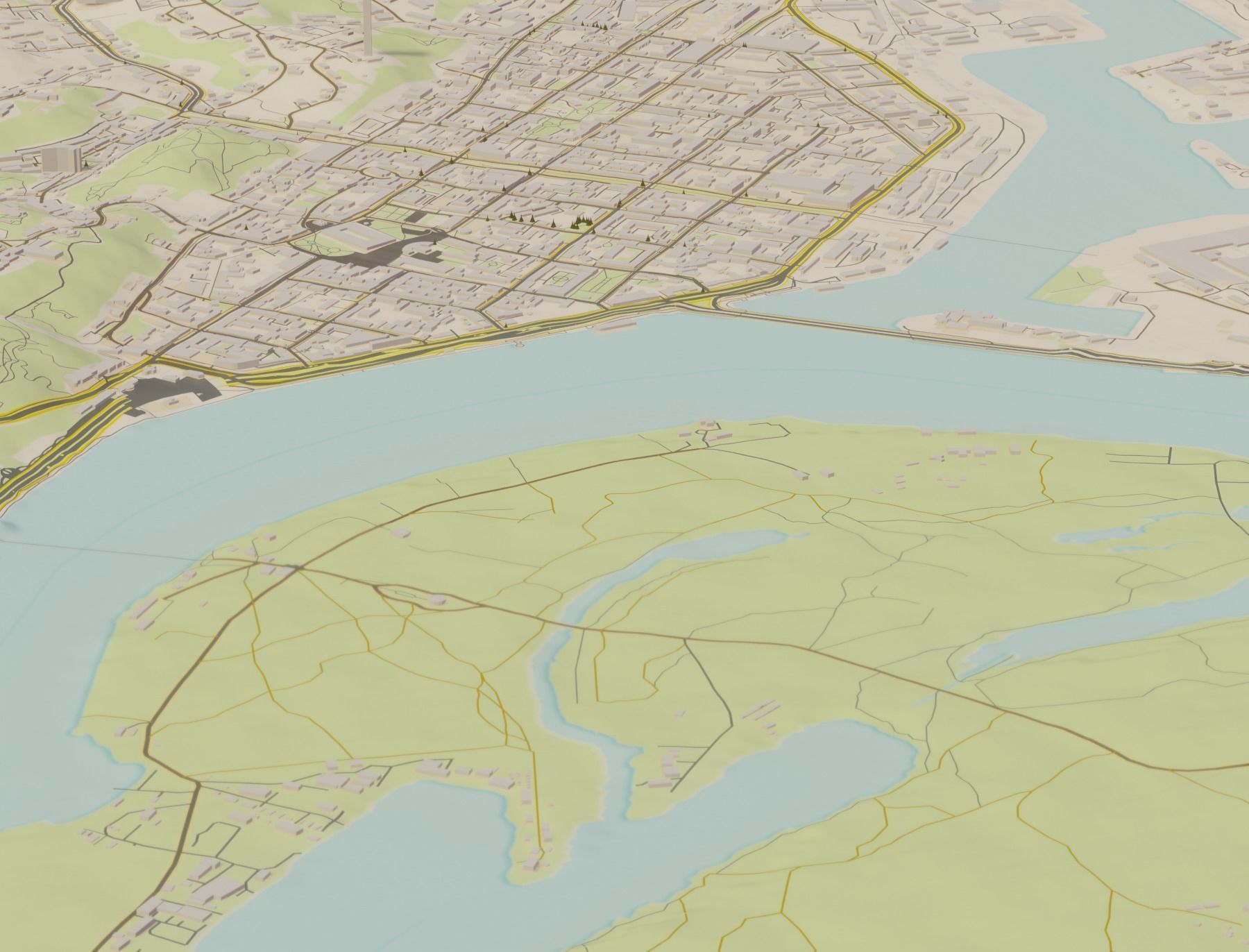 Kiev city 3d 3D model_7