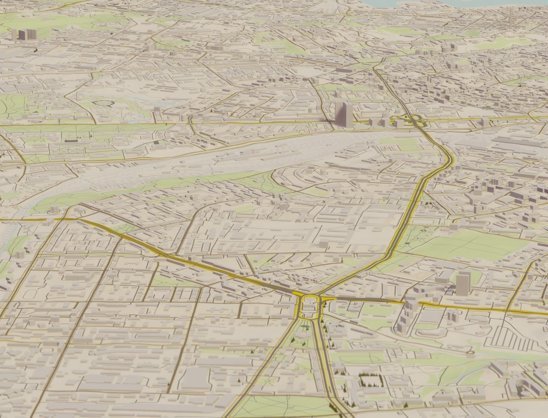 Kiev city 3d 3D model_4