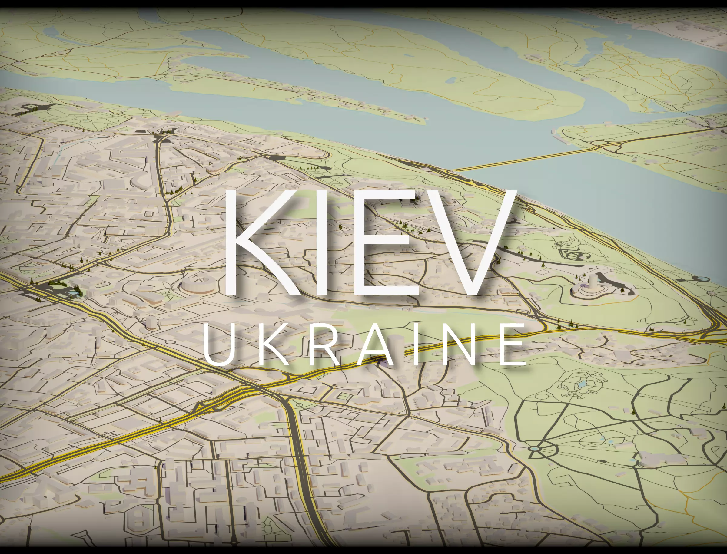 Kiev city 3d 3D model_0