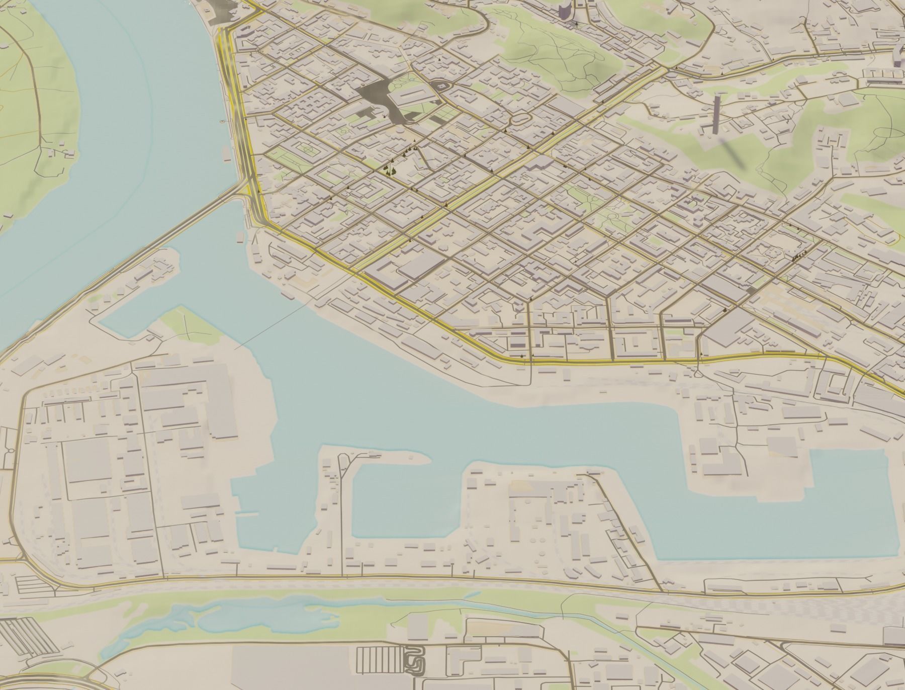 Kiev city 3d 3D model_8