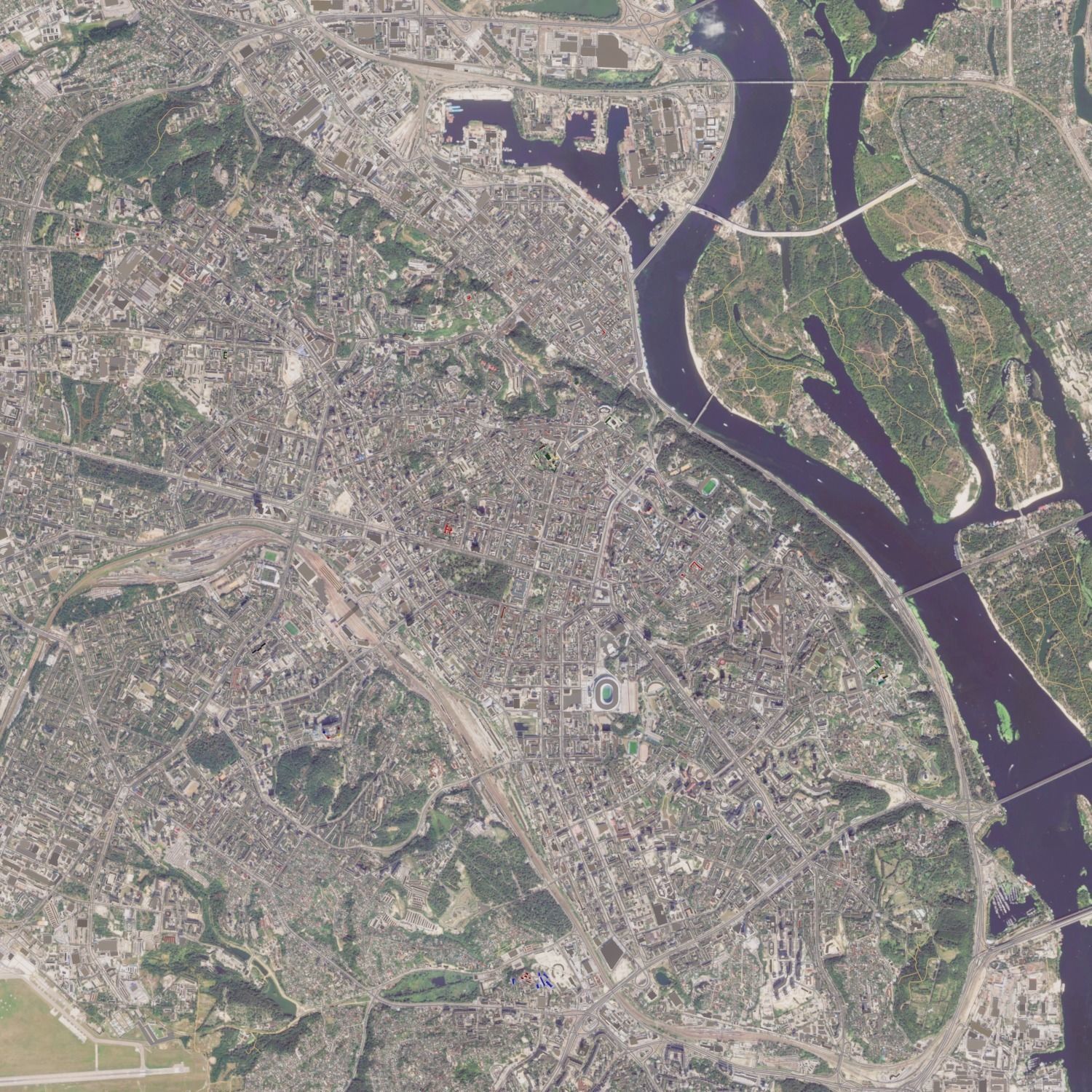 Kiev city 3d 3D model_11