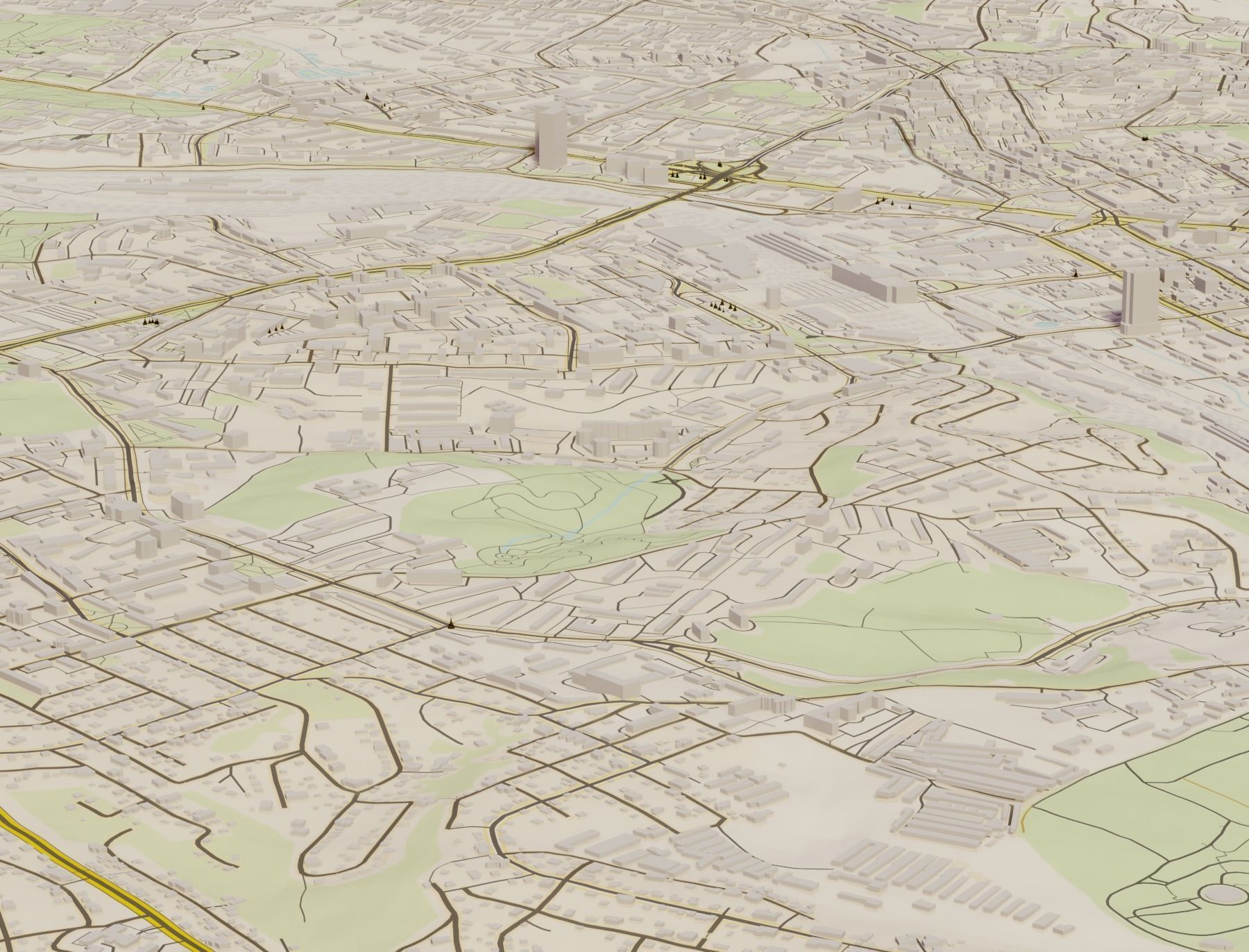 Kiev city 3d 3D model_3