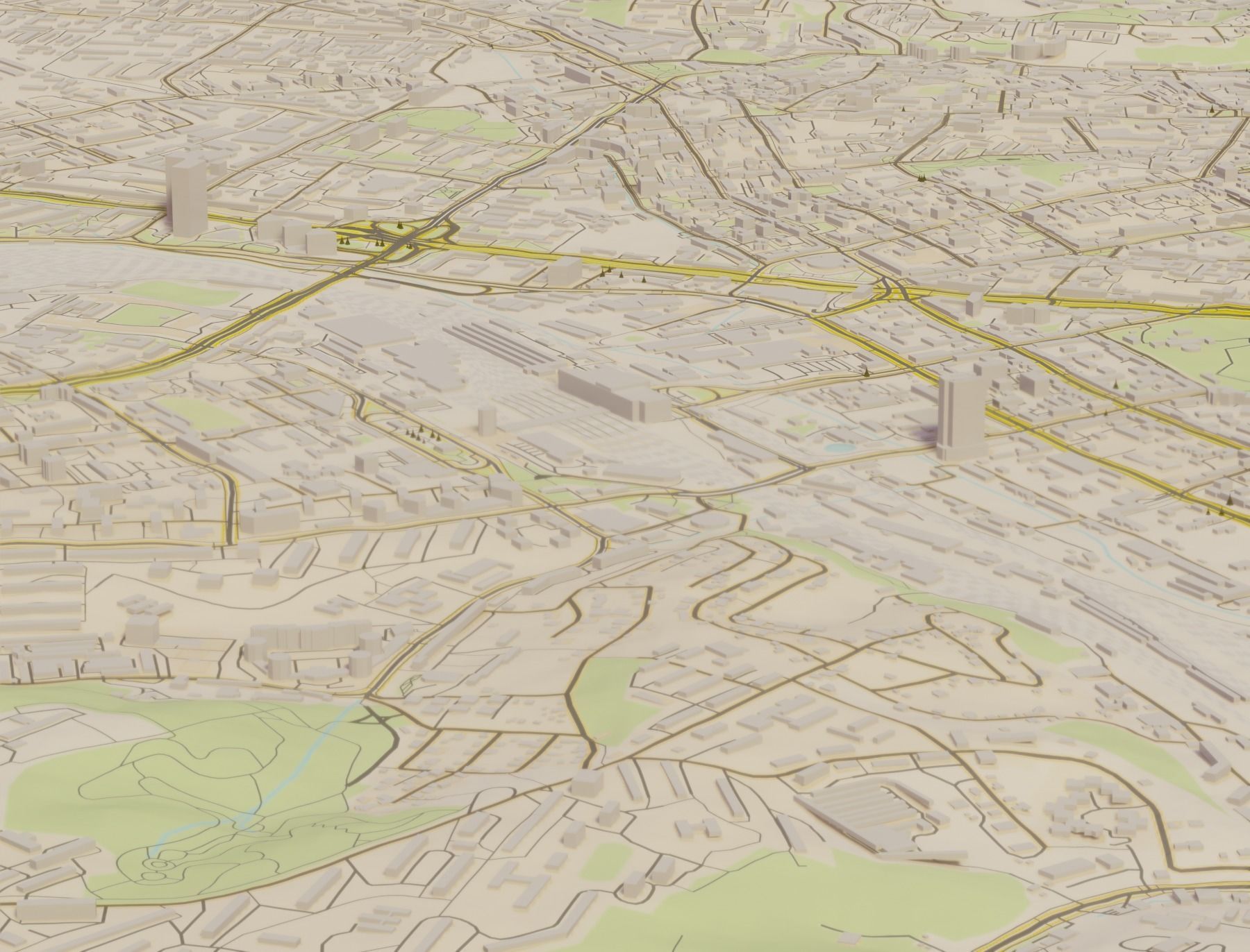 Kiev city 3d 3D model_6