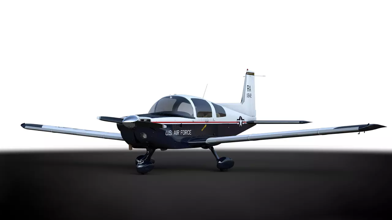 Grumman Cheetah Air Force 3D model_0