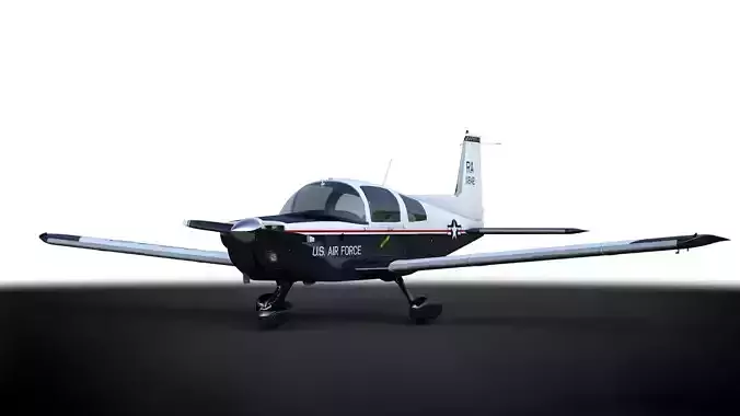 Grumman Cheetah Air Force 3D model