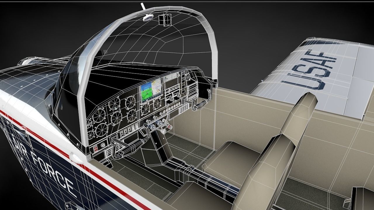 Grumman Cheetah Air Force 3D model_23