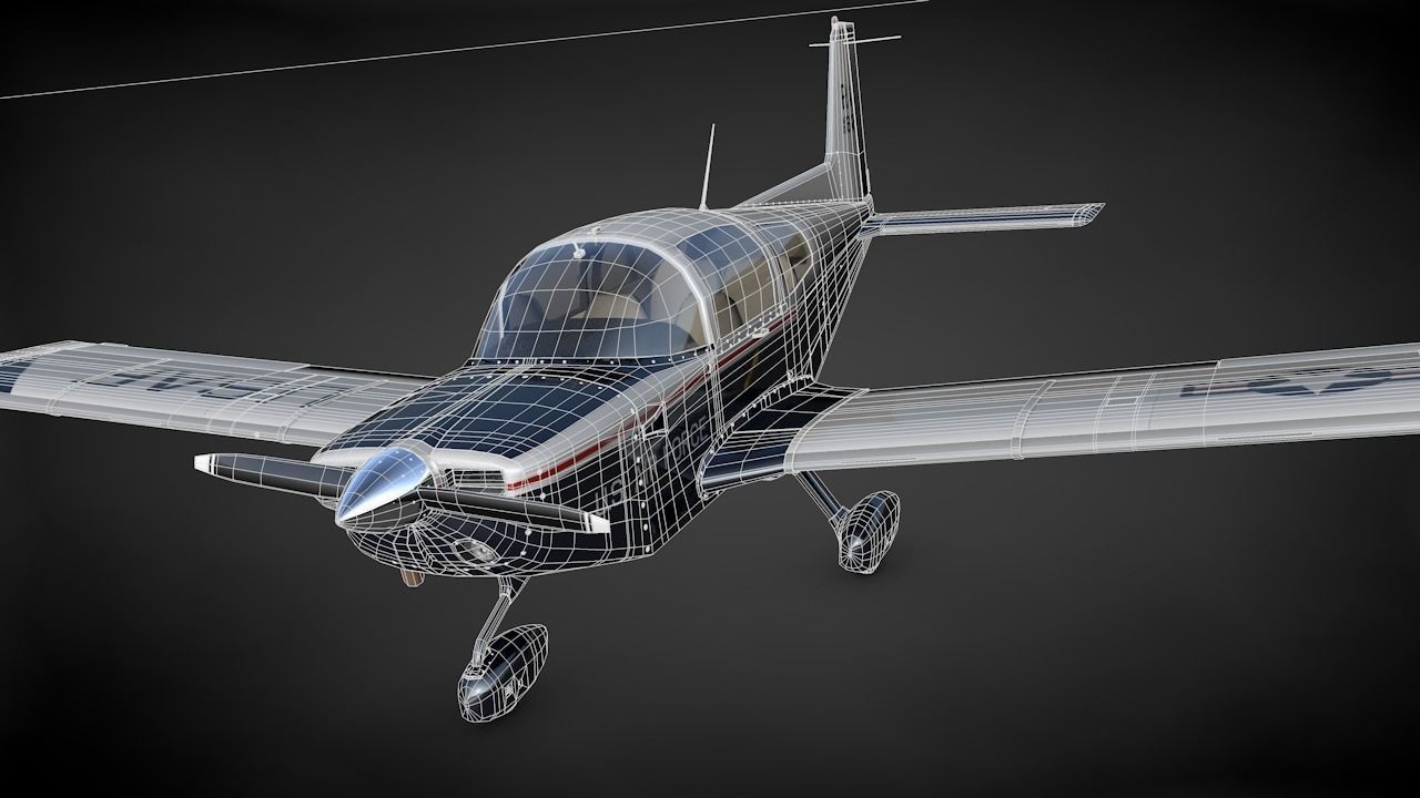 Grumman Cheetah Air Force 3D model_25