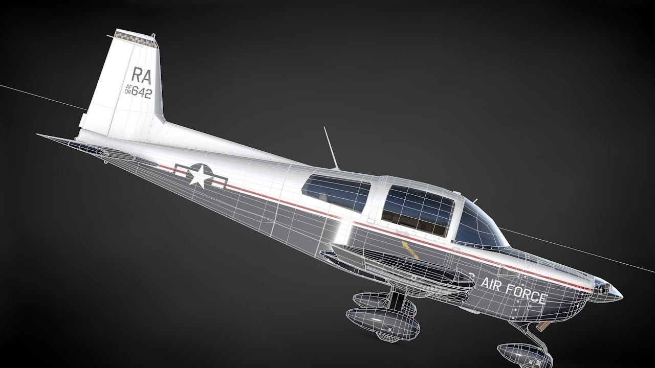 Grumman Cheetah Air Force 3D model_17