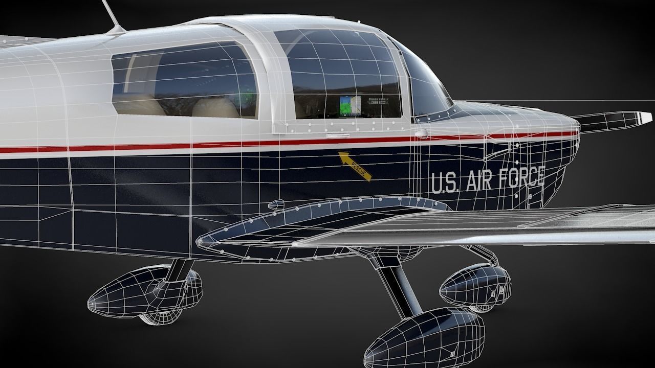 Grumman Cheetah Air Force 3D model_20