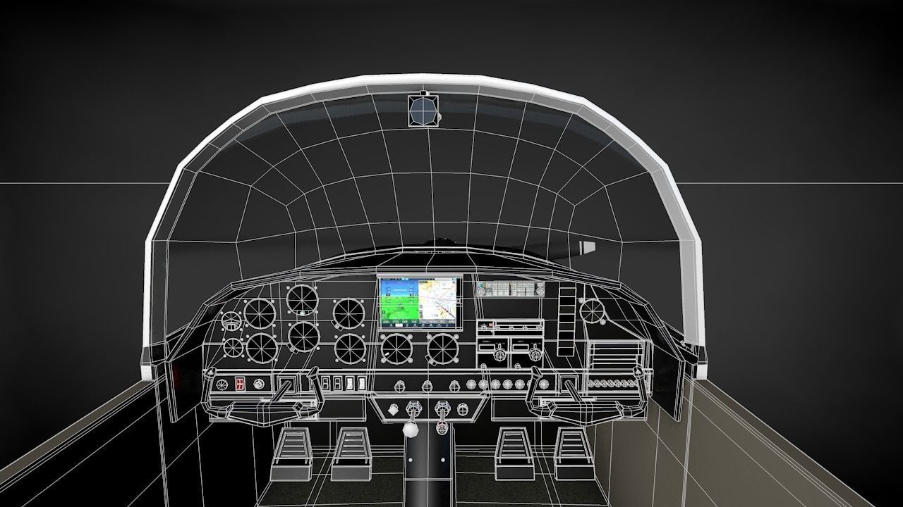 Grumman Cheetah Air Force 3D model_22