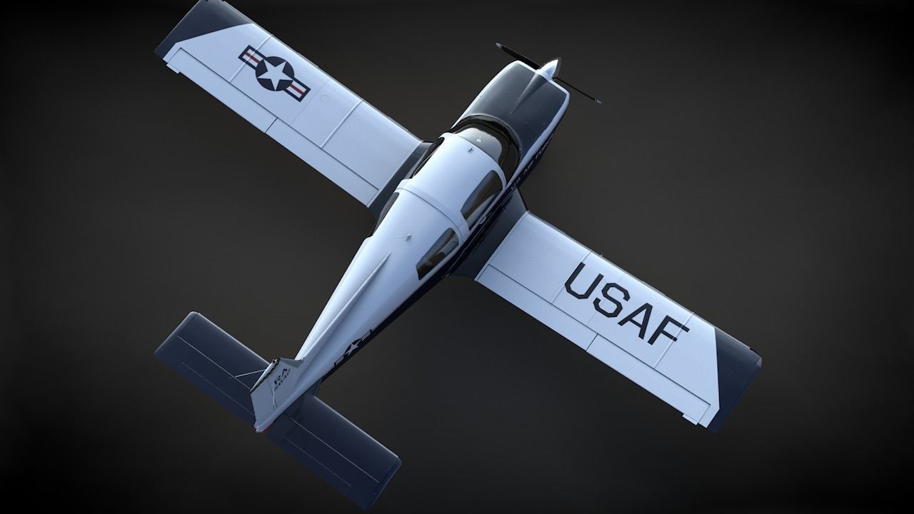 Grumman Cheetah Air Force 3D model_10