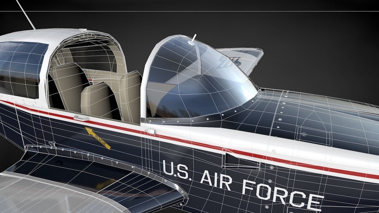 Grumman Cheetah Air Force 3D model_21