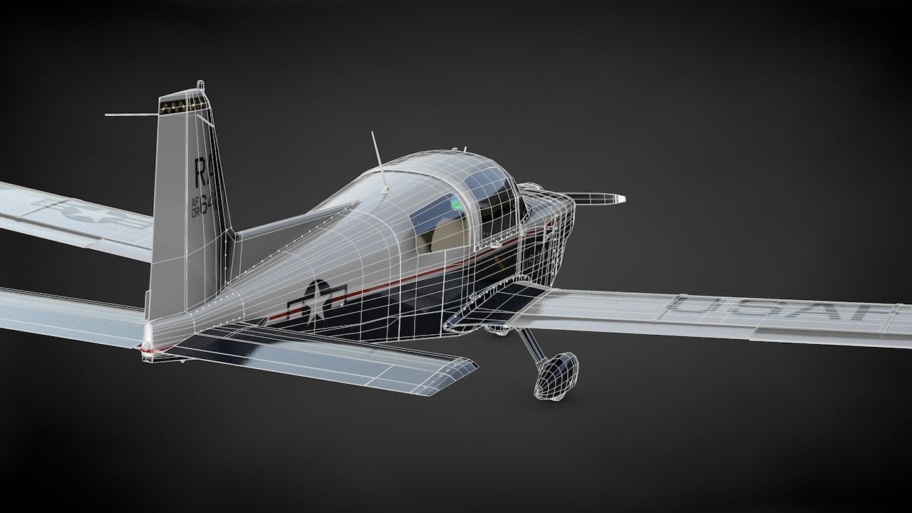 Grumman Cheetah Air Force 3D model_13