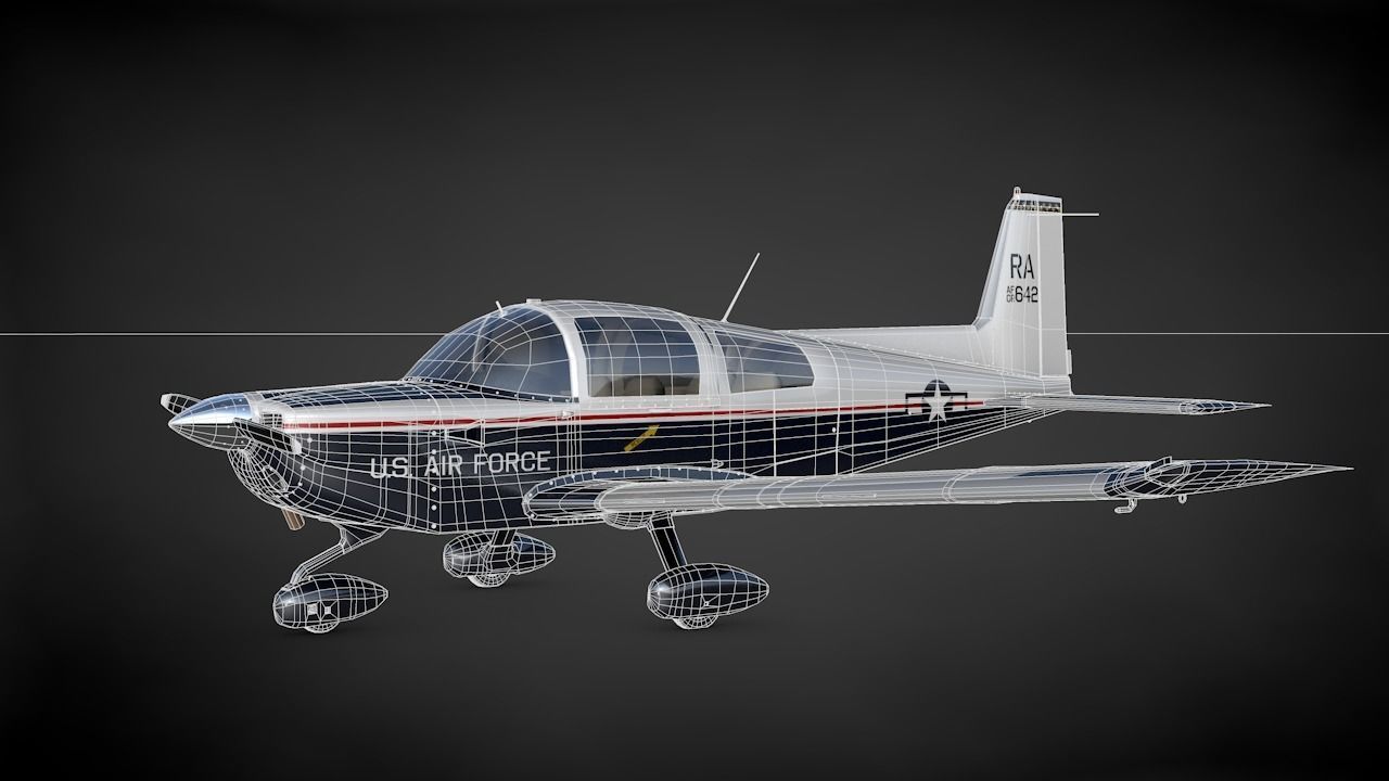 Grumman Cheetah Air Force 3D model_16