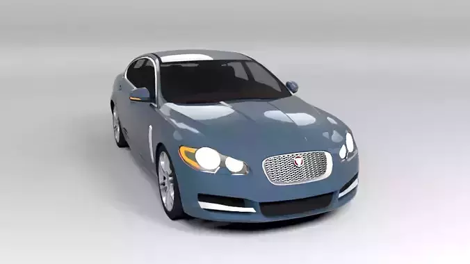 JAGUAR XF LOWPOLY