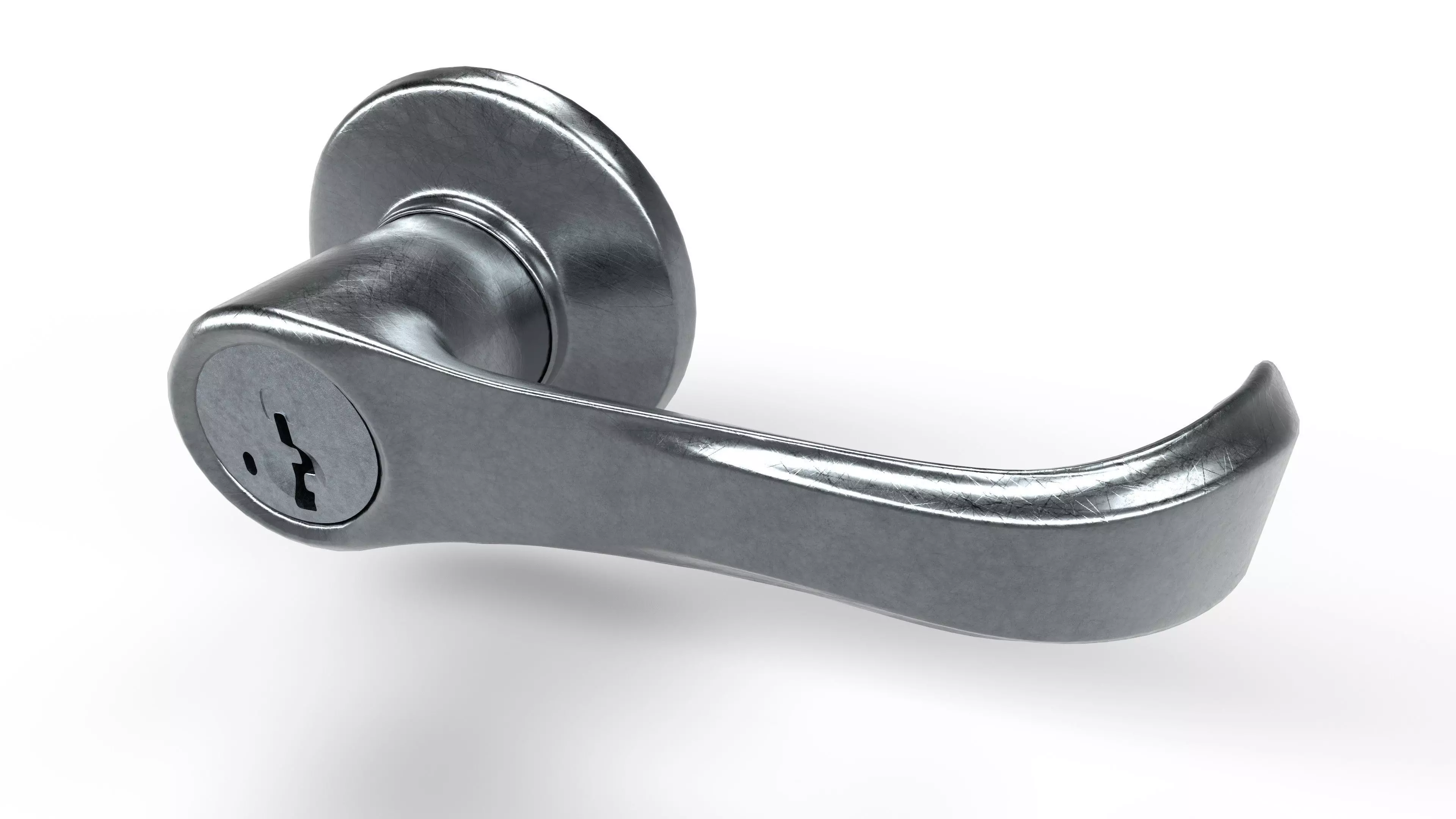 Door Handle Low-poly 3D model