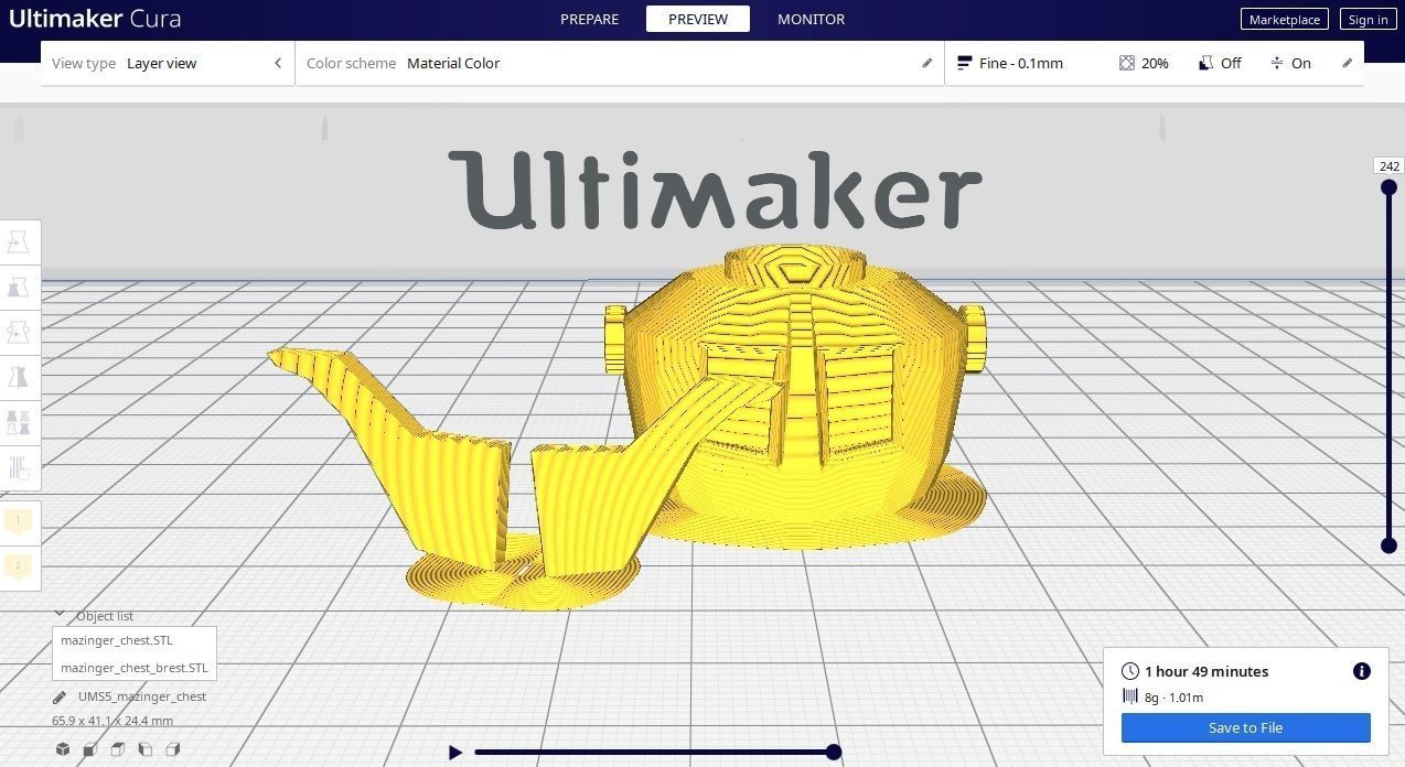 3d print - mazinger Z robot 3D print model_7