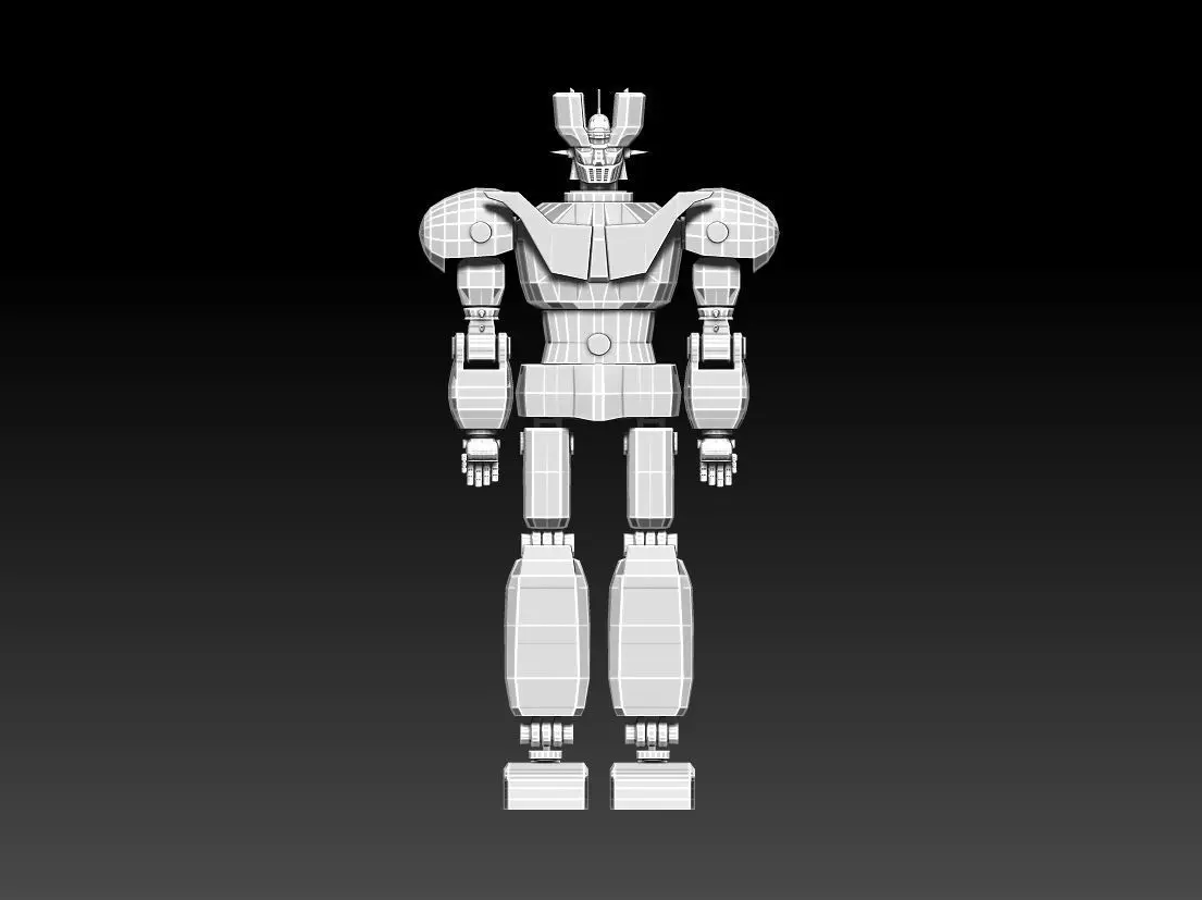 3d print - mazinger Z robot 3D print model_0