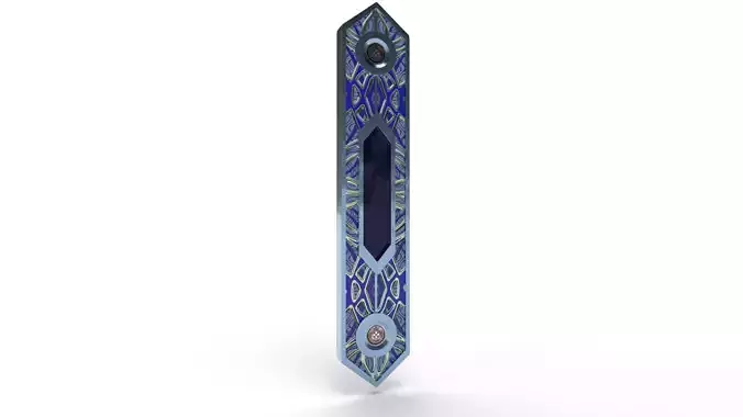 Mage Pillar Tri Low-poly 3D model