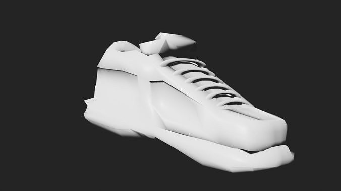 shoe of flames 3D model