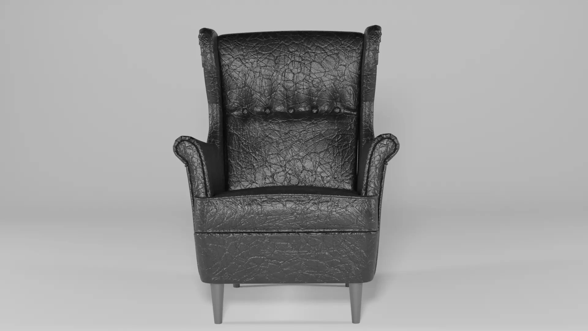 Wing Chair 3D model_0