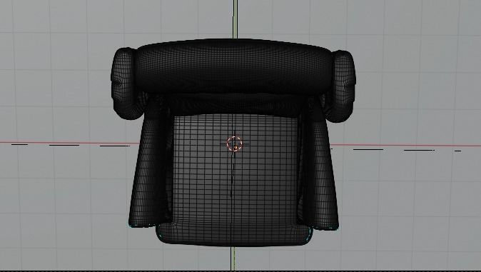 Wing Chair 3D model_6