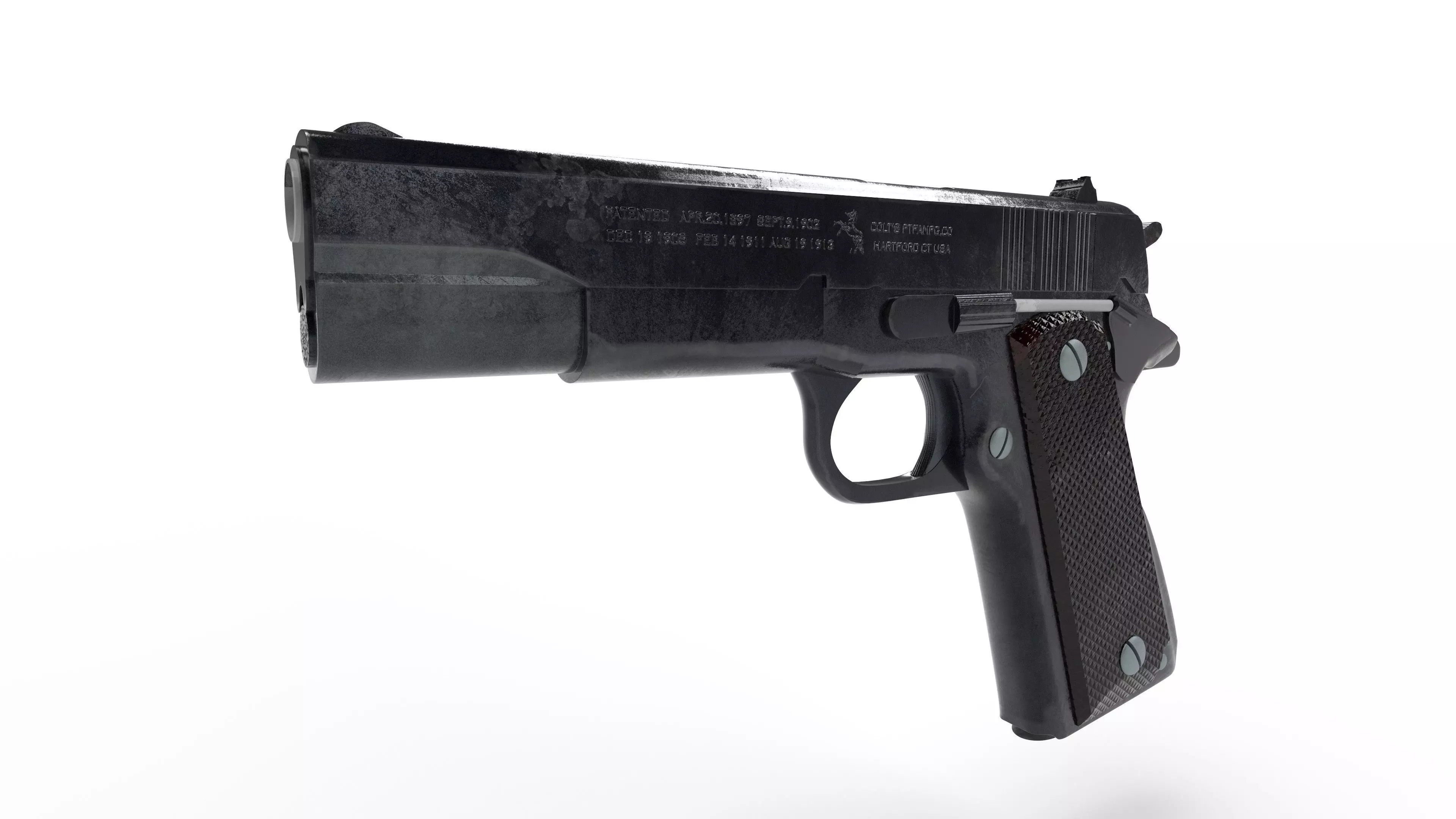 Colt m1911 3D model_0