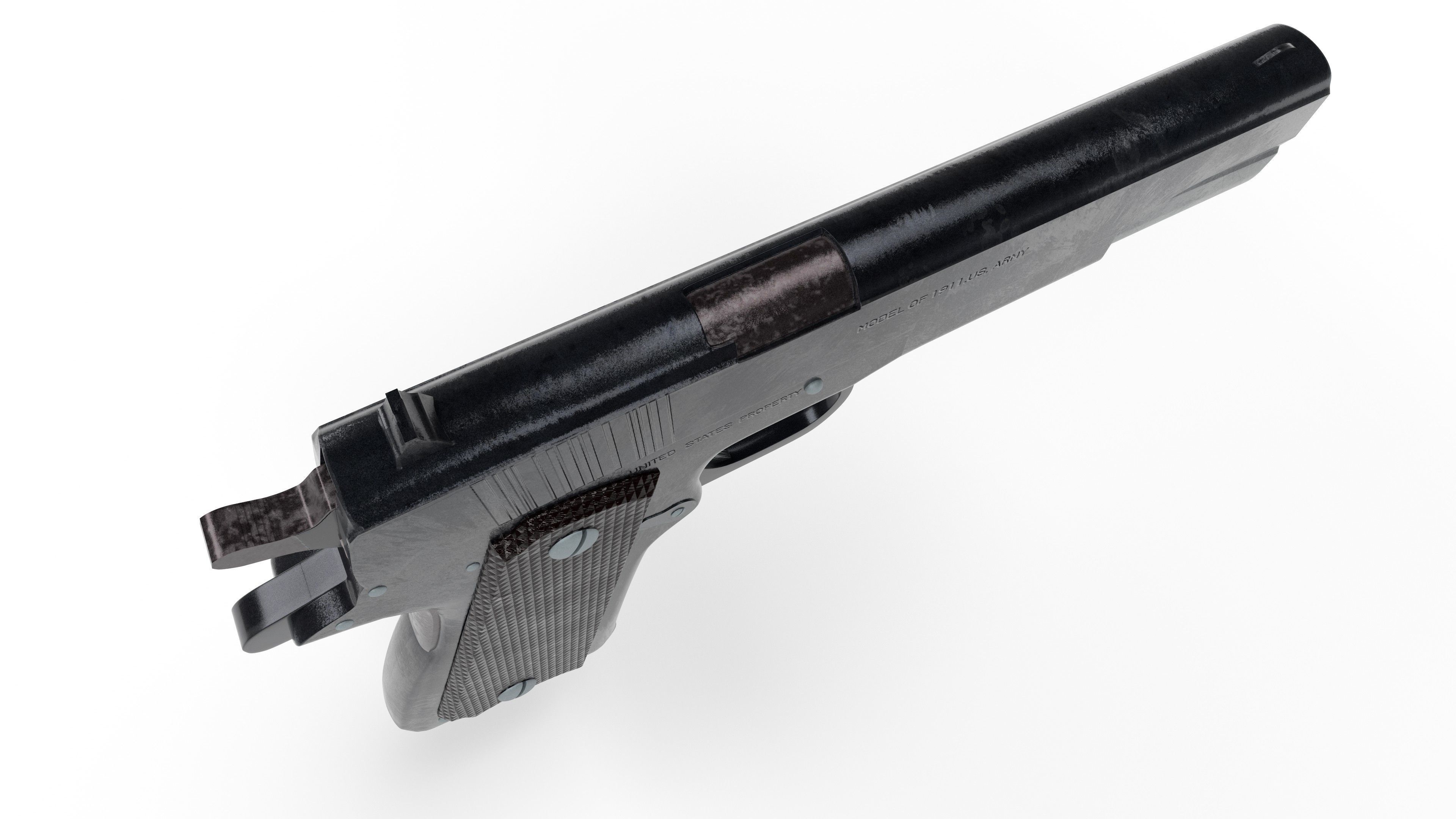 Colt m1911 3D model_1