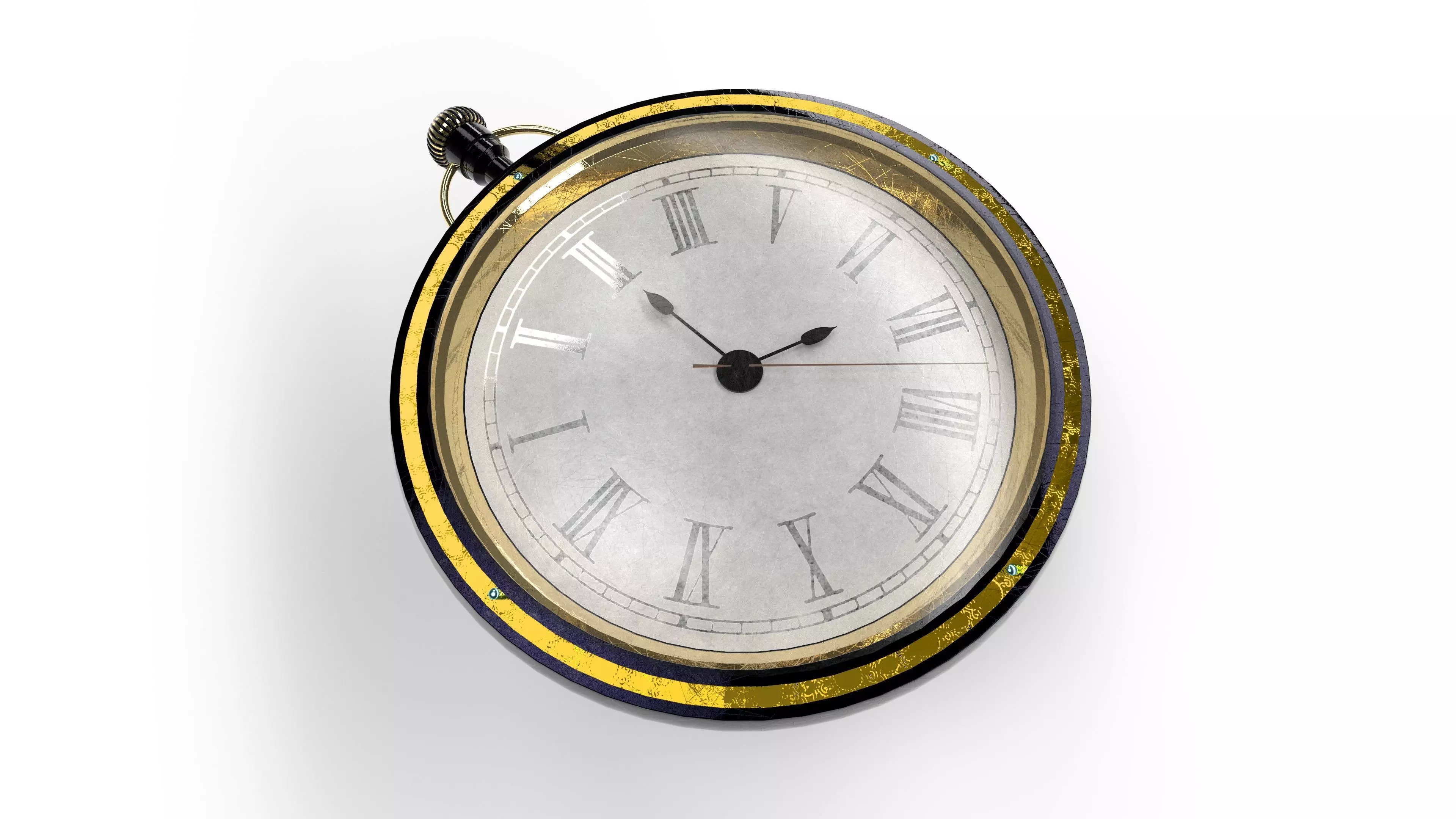 Fancy Pocket Watch 3D model