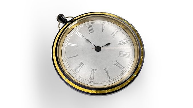 Fancy Pocket Watch 3D model