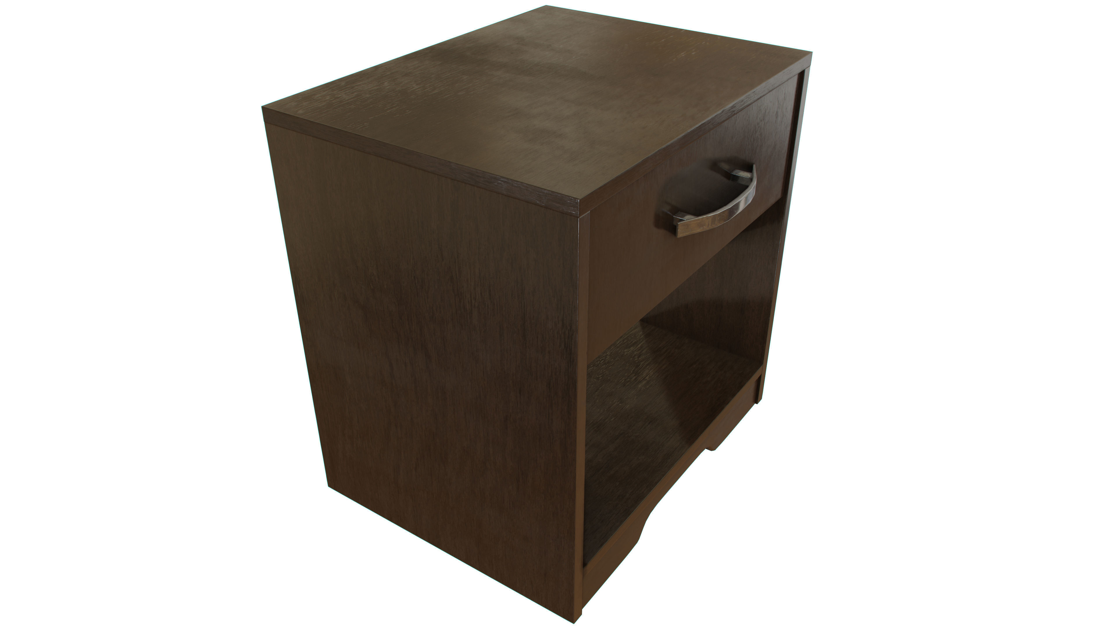 Nightstand bedside table with drawer 3D model_2