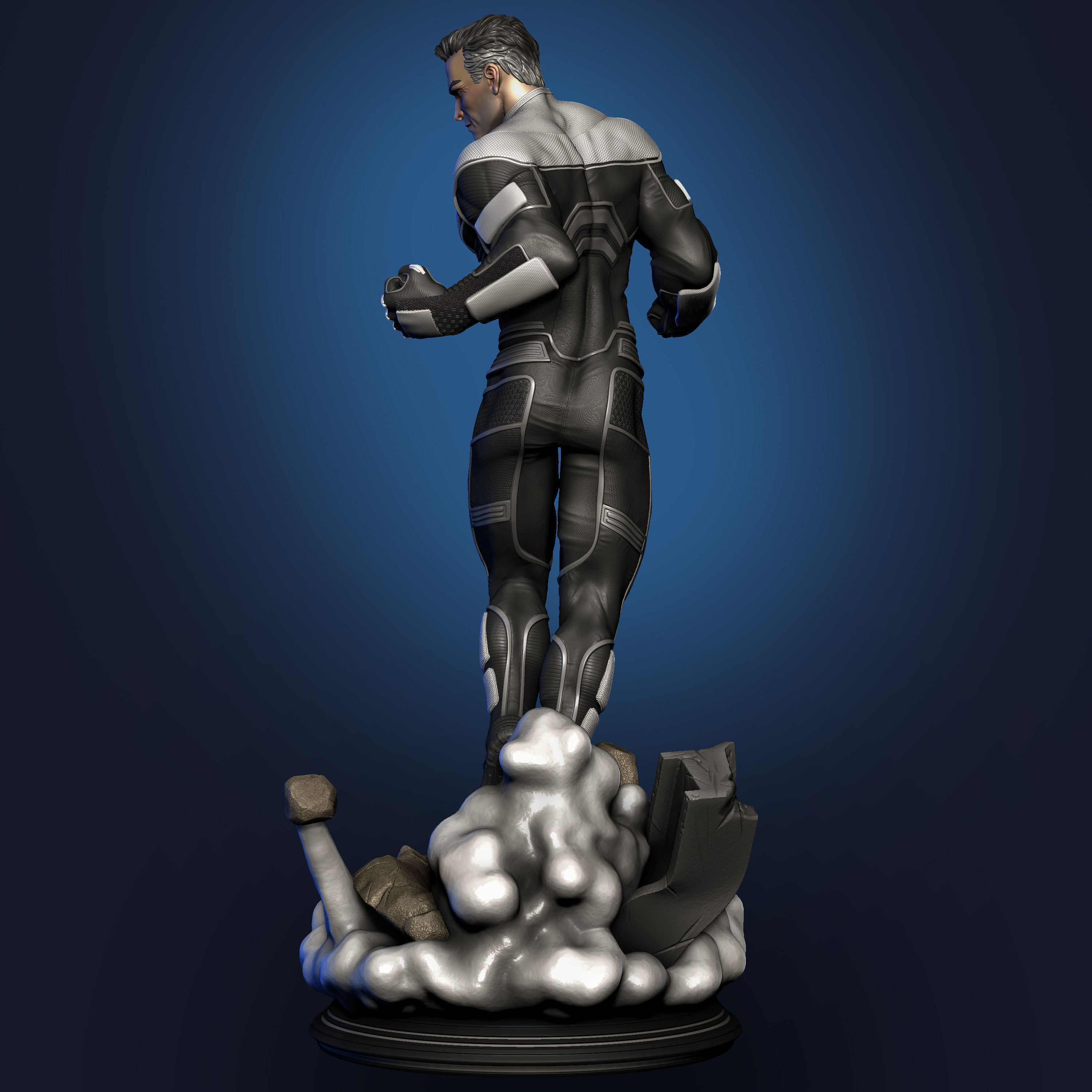 Superman Beyond fan art 3D print model_4