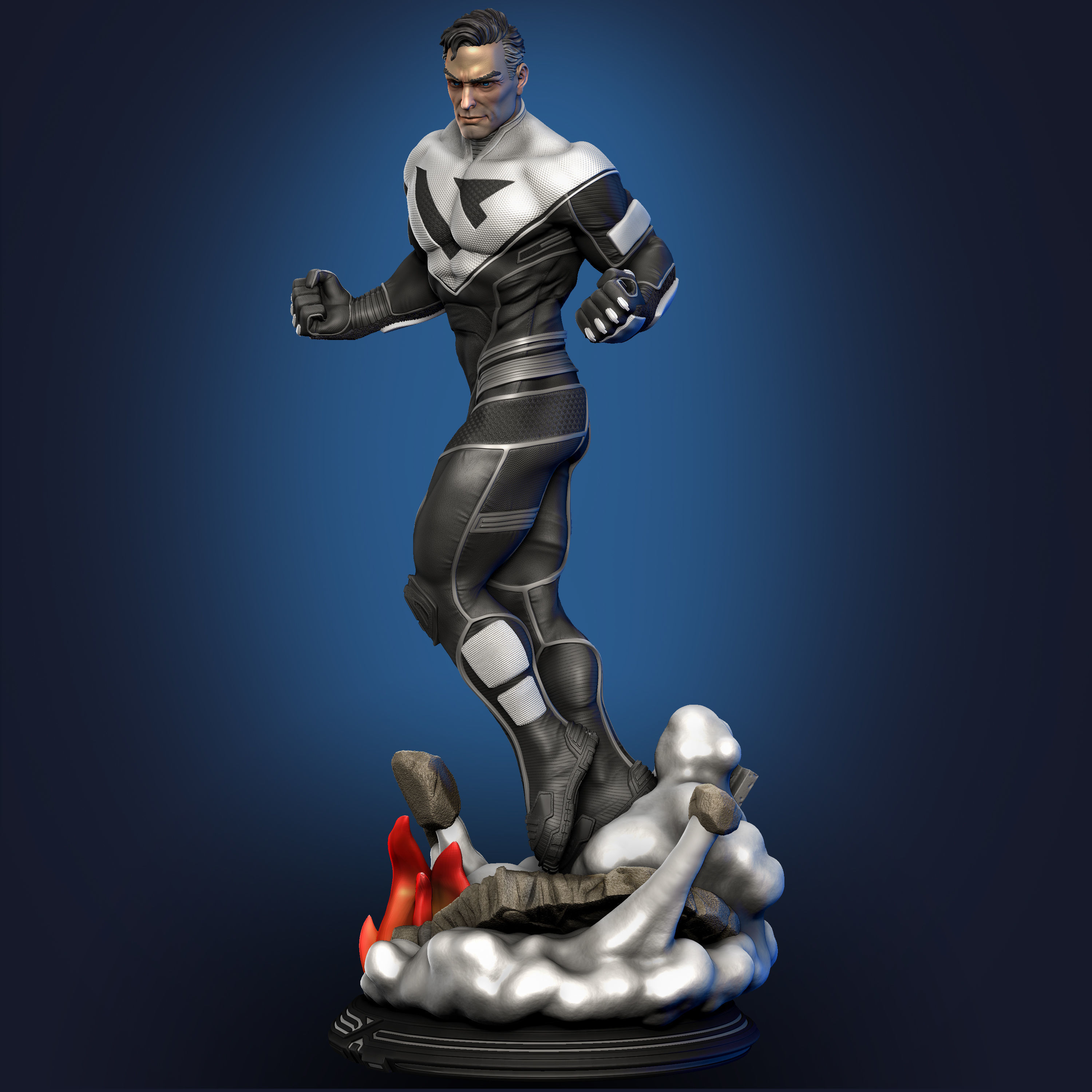 Superman Beyond fan art 3D print model_3