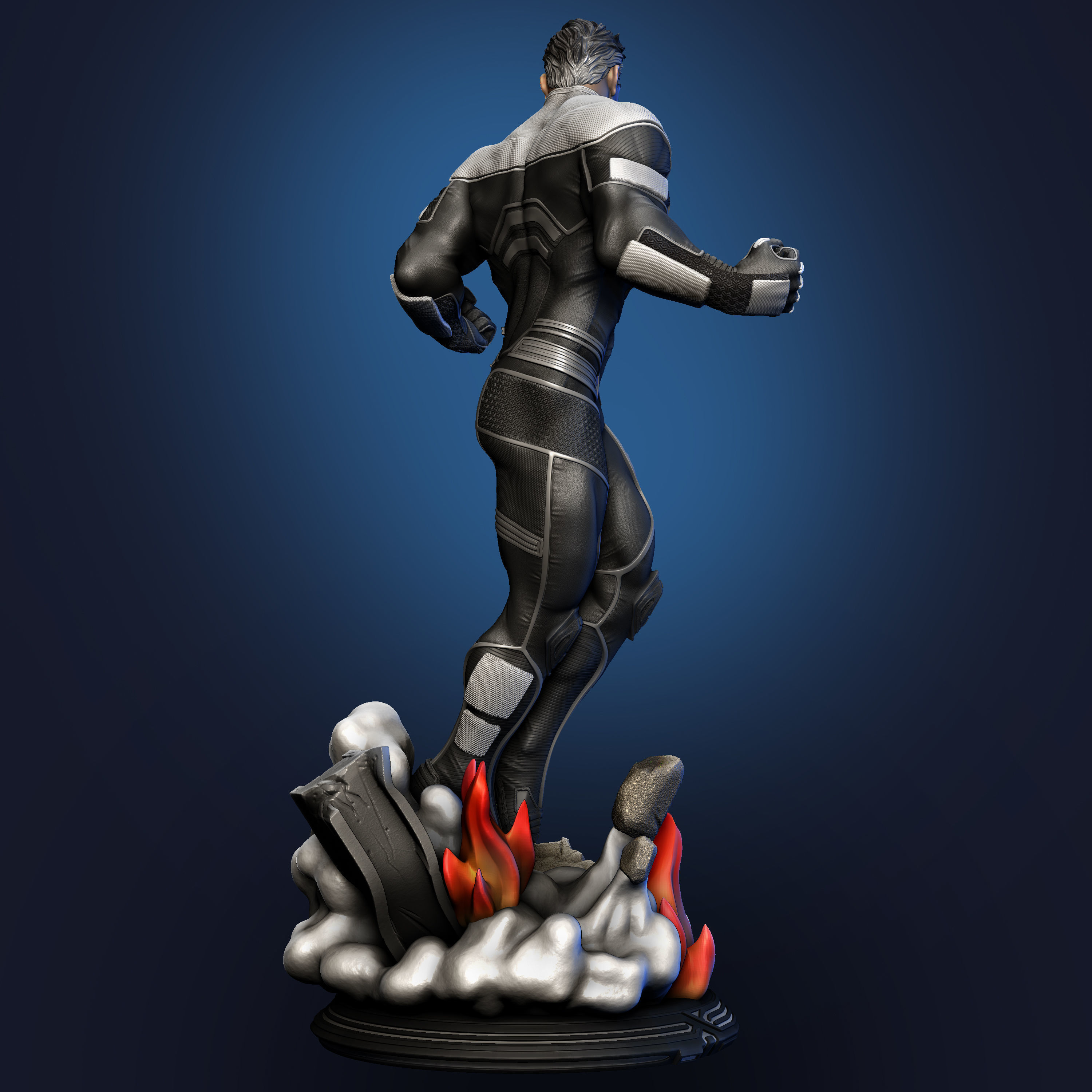 Superman Beyond fan art 3D print model_5