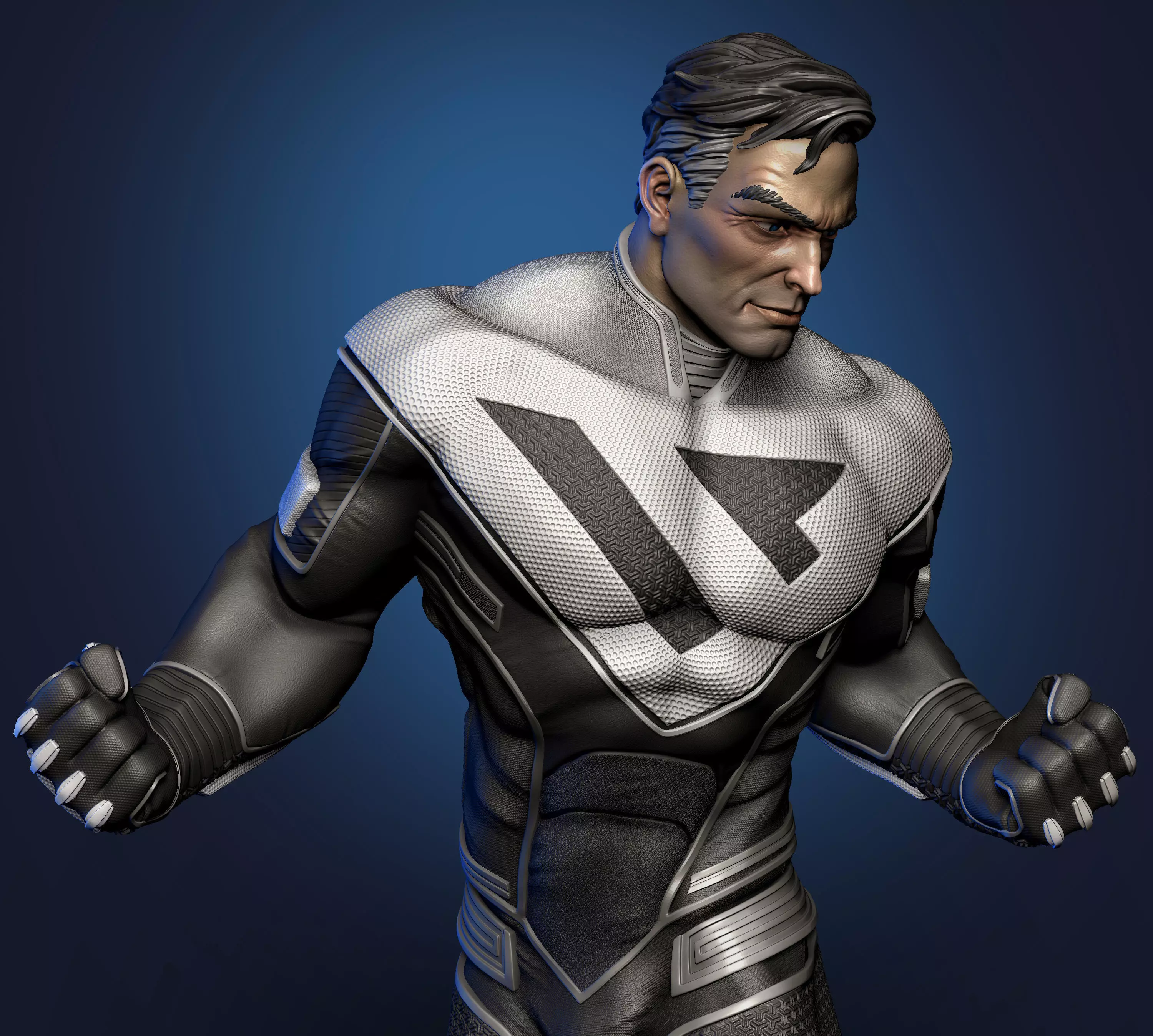 Superman Beyond fan art 3D print model_0