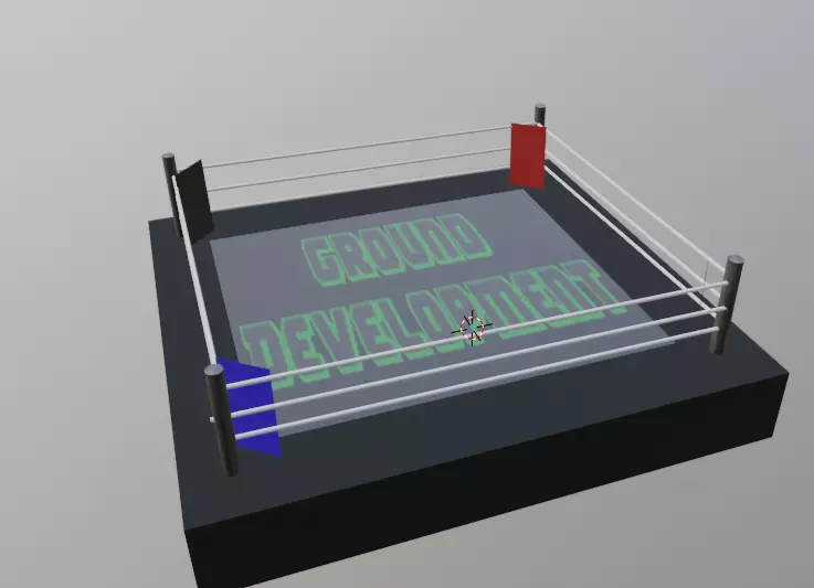 Boxing Ring FBX Free 3D model