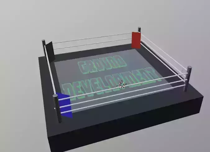 Boxing Ring FBX Free 3D model