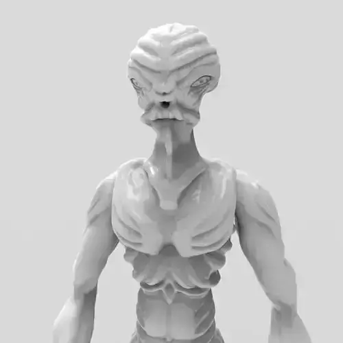 Gryealden The Alien of a Distant Planet 3D print model