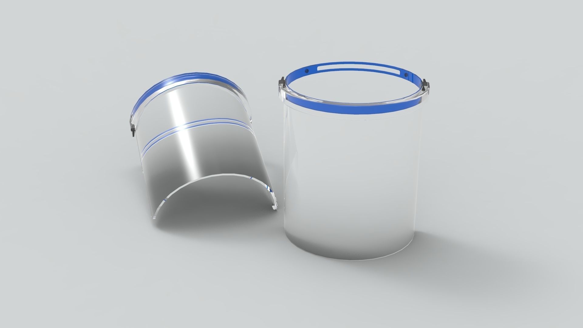 Protective Face Shield 3D Model - Corona Face Shield 3D model | CGTrader