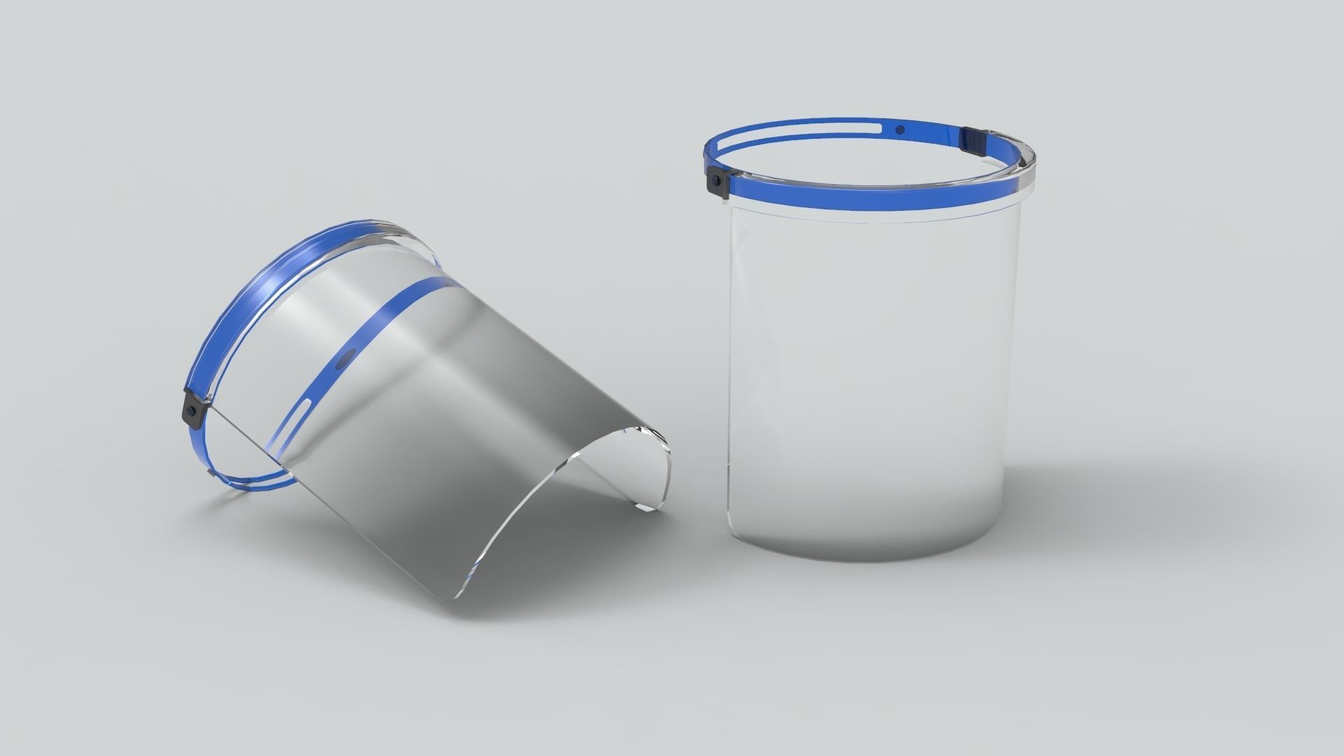 Protective Face Shield 3D Model - Corona Face Shield 3D model | CGTrader
