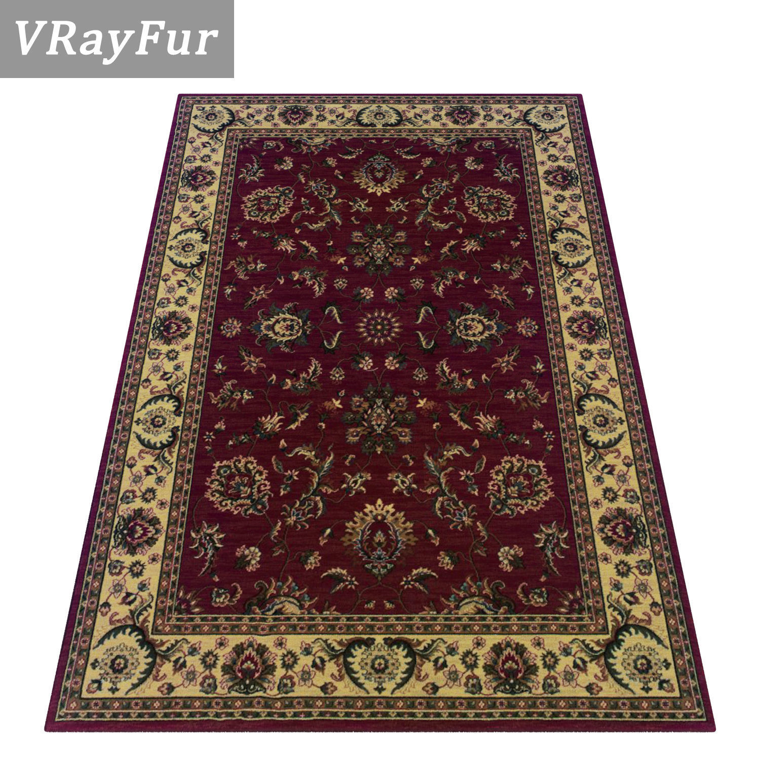 Rug Set 781 3D model_2