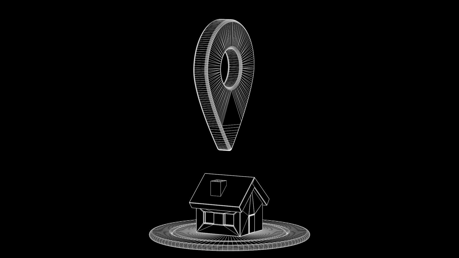 Location - Home Low-poly 3D model_12