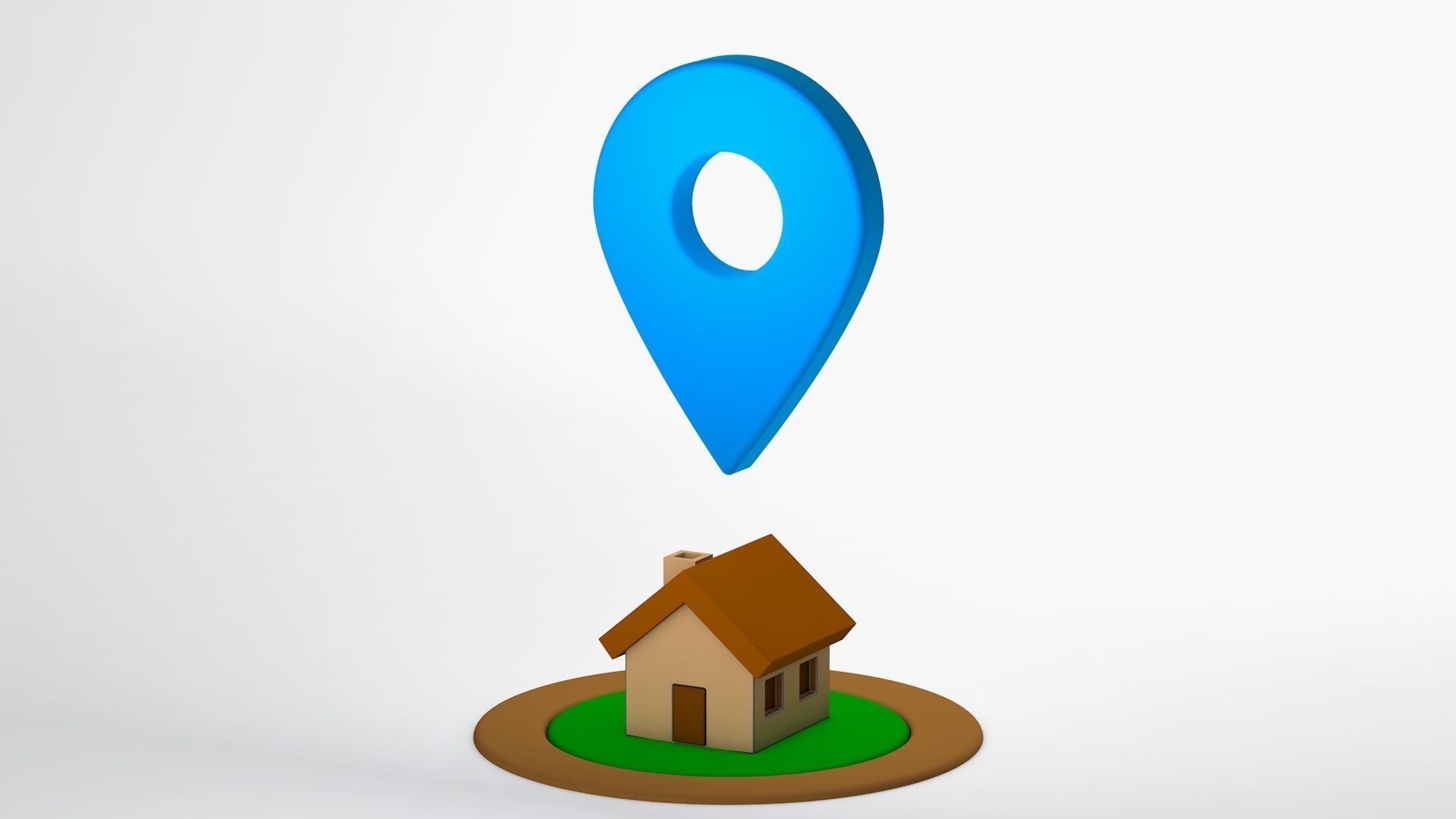 Location - Home Low-poly 3D model_5