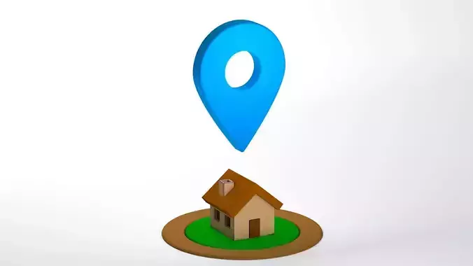 Location - Home Low-poly 3D model