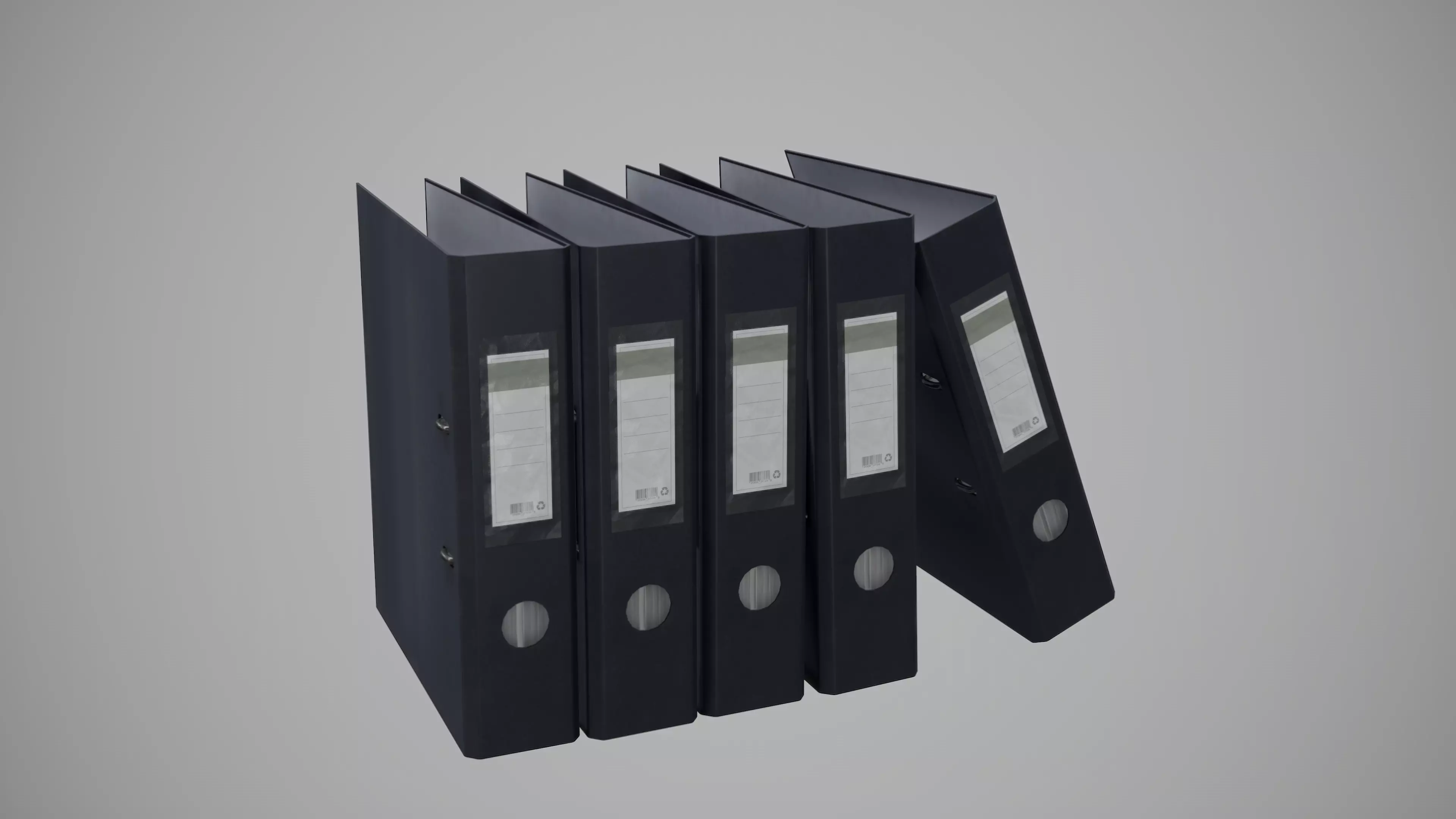 File Folder Low-poly 3D model