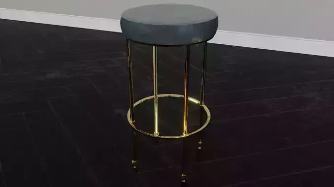 Gold Kitchen Stool