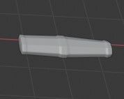 Medieval Style Falchion Low-poly 3D model_4