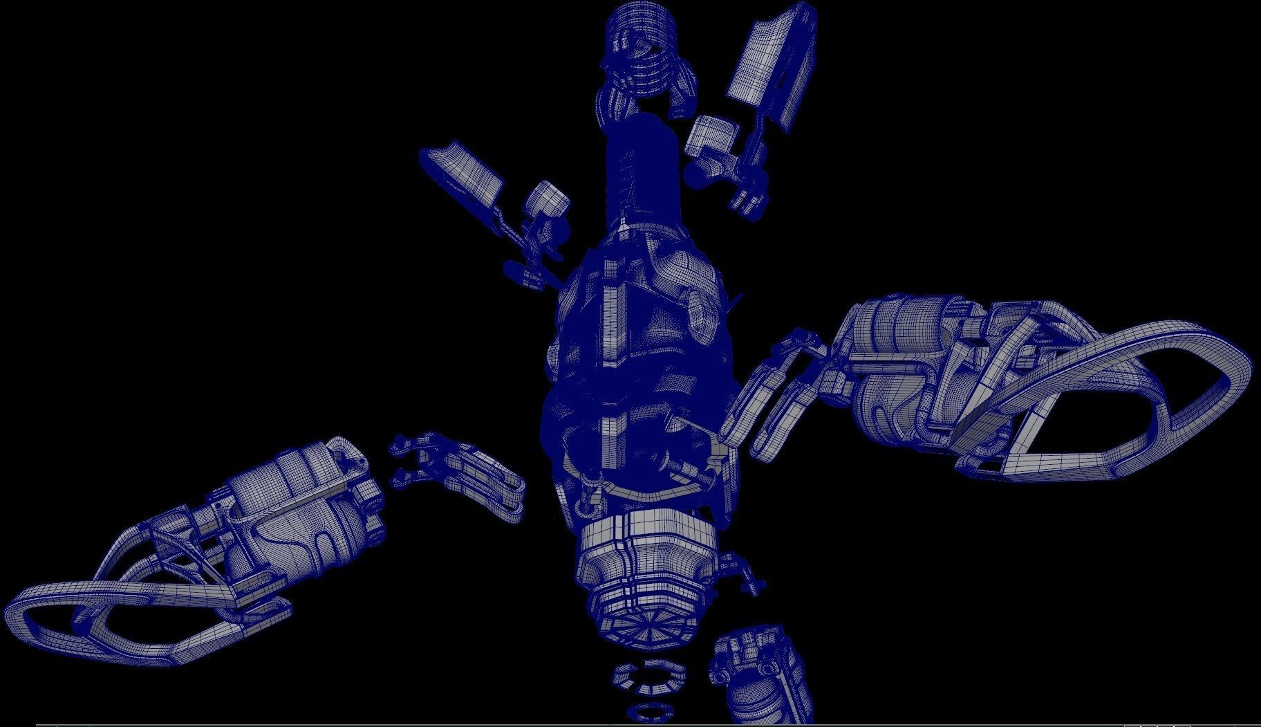 sci fi Beacon - Cyberpunk design 3D model_3